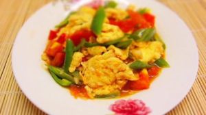 西紅柿青椒炒雞蛋 西紅柿青椒炒雞蛋