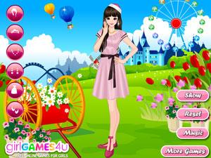 如粉色花朵般美