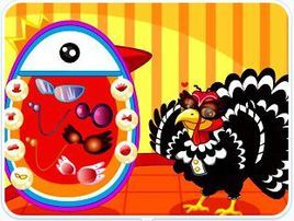 感恩節裝扮火雞