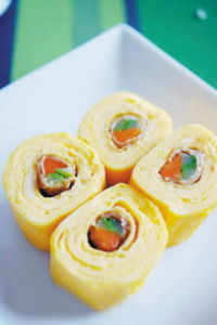 蔬菜蛋肉卷 蔬菜蛋肉卷