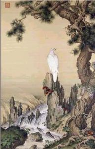 清郎世寧嵩獻英芝圖 清郎世寧嵩獻英芝圖