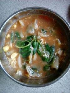 鮮蝦疙瘩韭菜湯 鮮蝦疙瘩韭菜湯