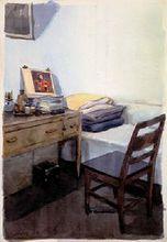 水彩畫 階級仇民族恨時刻記在心