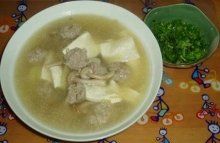 日式豆腐蘑菇醬湯 日式豆腐蘑菇醬湯