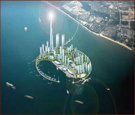 海口灣西海岸人工島 海口灣西海岸人工島