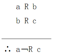 反傳遞性關係推理（間接關係推理）