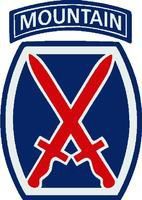 美軍第10山地師 美軍第10山地師