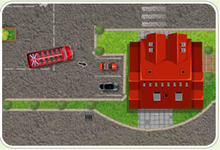 停靠雙層豪華車