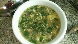 薄荷雞蛋湯 薄荷雞蛋湯