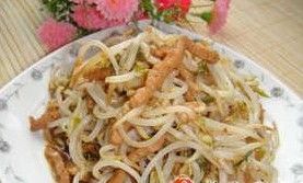 豆芽瘦肉絲 豆芽瘦肉絲