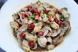 蔥爆花蛤 蔥爆花蛤