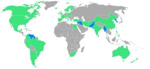 參賽國家及地區分布