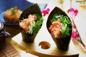 生魚片手卷 生魚片手卷