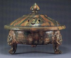 三彩熏爐 三彩熏爐