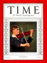 1932年時代周刊封面上的耶胡迪·梅紐因