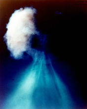 “妖怪”核火箭爆炸後的蘑菇雲