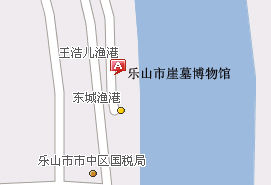 （圖）樂山市崖墓博物館地圖