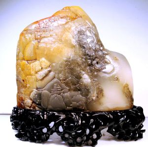 S364微畫雕《情滿都江堰》