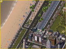 模擬城市4模擬的沙灘景象
