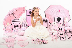 粉嘟嘟 粉美兒 皇冠、頭環、頭紗、音樂盒等扮靚產品