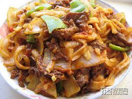 牛肉炒拉條 牛肉炒拉條