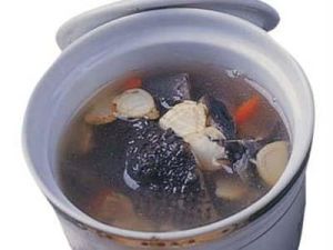 泥鰍蝦肉湯