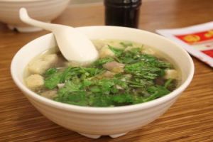 鴨肝豆苗湯 鴨肝豆苗湯