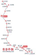 京滬高鐵站點設定