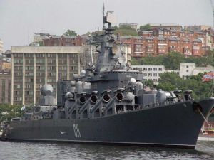俄太平洋艦隊旗艦——“瓦良格”號飛彈巡洋艦