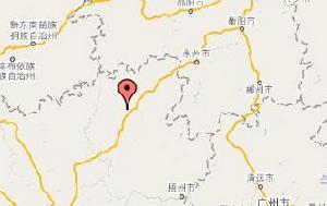 （圖）宛田鄉在廣西壯族自治區內位置