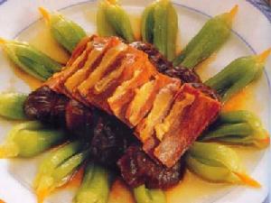 雲腿花菇燴菜心