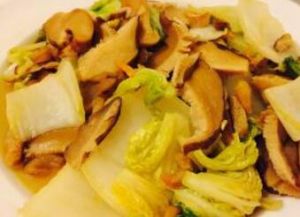 炒蘑菇白菜 炒蘑菇白菜