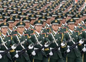 武警部隊抗戰英模部隊方隊 武警部隊抗戰英模部隊方隊