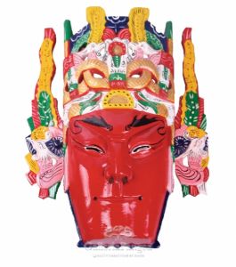 木刻面具 木刻面具