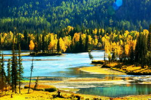 喀納斯湖神仙灣