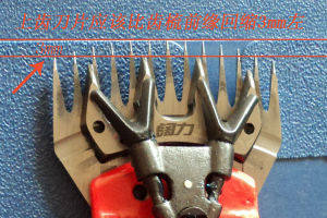 電動羊毛剪下刀片比上刀片長3mm