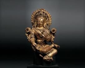 擎燈的吉祥天女拉克希米 擎燈的吉祥天女拉克希米