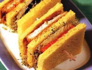 印度咖哩魚排三明治