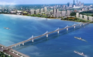 錢江八橋（九堡大橋）。