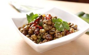 韭花米椒炒田螺肉 韭花米椒炒田螺肉