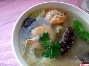 上湯雞米海參 上湯雞米海參