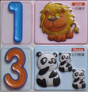 小企鵝水晶掛圖:數字 小企鵝水晶掛圖:數字