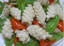 雙椒爆魷魚 雙椒爆魷魚