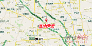 塞納榮府樓盤地理位置圖