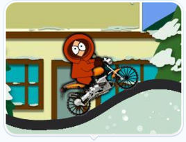 冰雪公園騎摩托 冰雪公園騎摩托