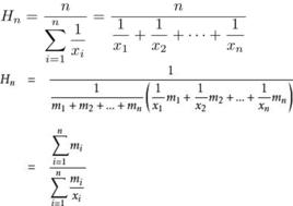 調和平均 調和平均