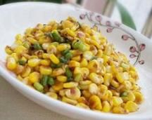 蒜苔炒玉米 蒜苔炒玉米