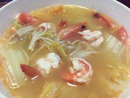 白菜鮮蝦湯 白菜鮮蝦湯