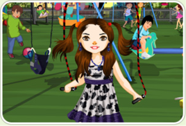 跳繩小女孩 跳繩小女孩