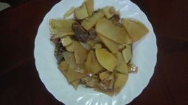 竹筍豬油粥